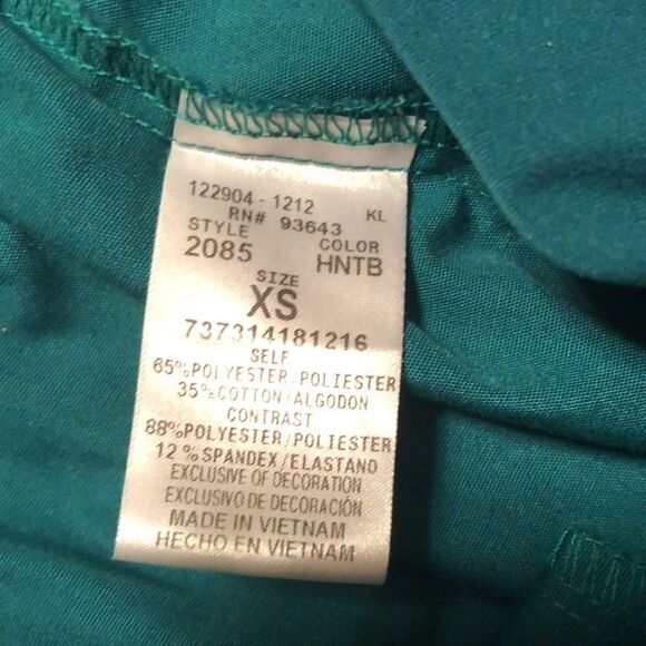 CherokeeāXSĀ GreenāScrubāUniformāPants - Picture 8 of 9